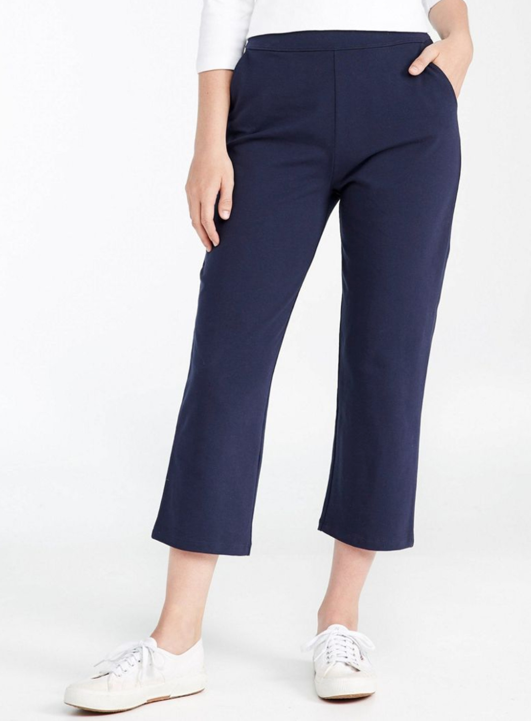 Ladies smart deals cropped trousers